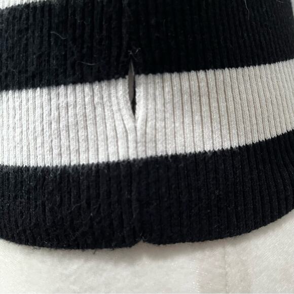 Bebe Silk Striped Y2K Bling Crown Rhinestone Athleisure Zipper Hoodie Sweater L - Picture 12 of 15